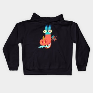 colorful dragon Kids Hoodie